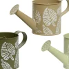 Kaemingk Gießkanne aus Zink in beige/mint/grün