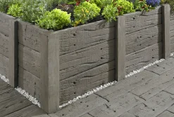 Kann Eckpfosten Antik 100 x 14 x 14 cm braun