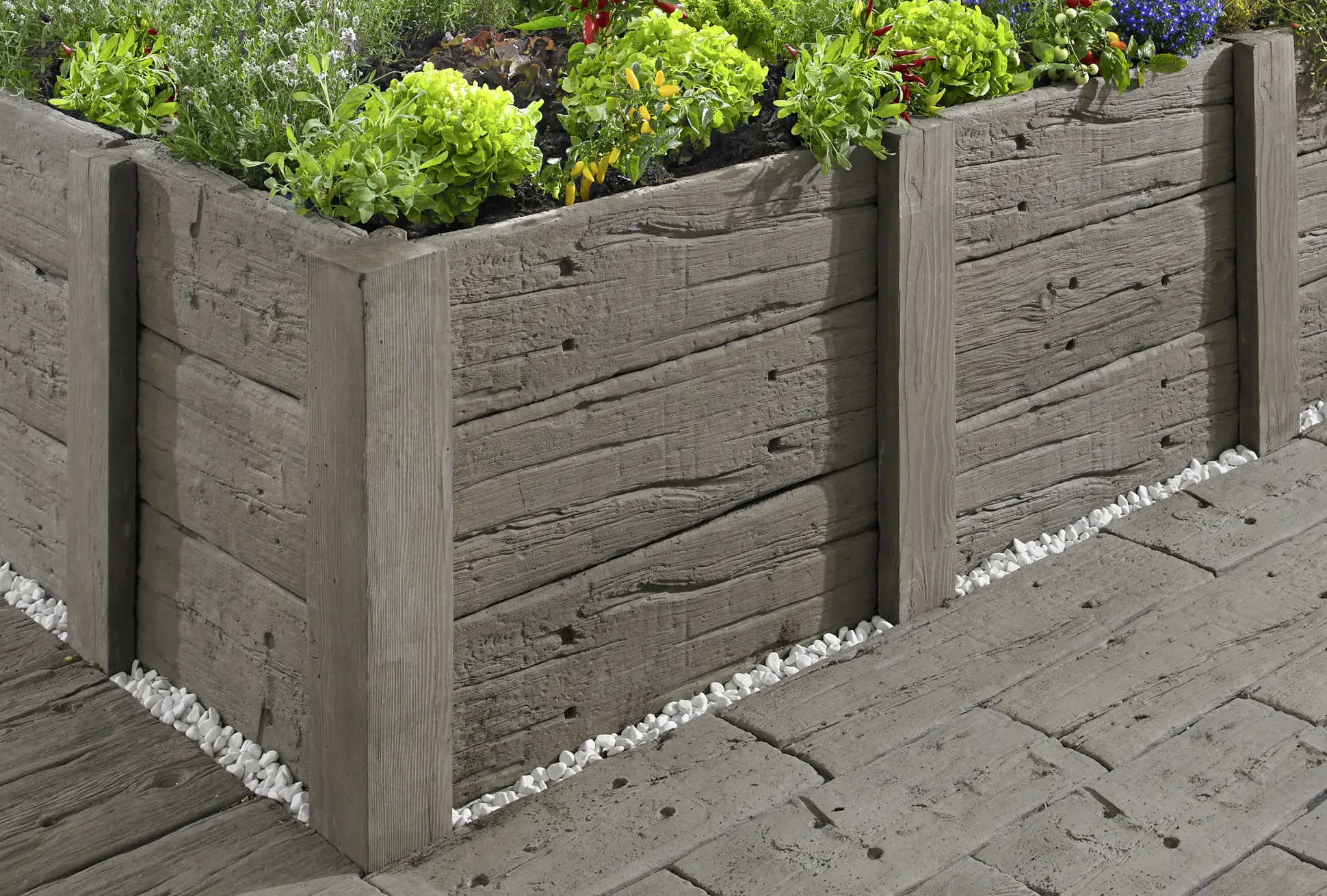 Kann Eckpfosten Antik 100 x 14 x 14 cm braun