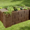 Kann Hochbeet-Set 3 Garten 230 x 150 x 85 cm braun