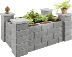 Kann Hochbeet-Set 5 Garten 230 x 150 x 85 cm grau