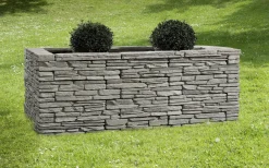 Kann Hochbeet-Set Madoc 200 x 150 x 74 cm kalkstein