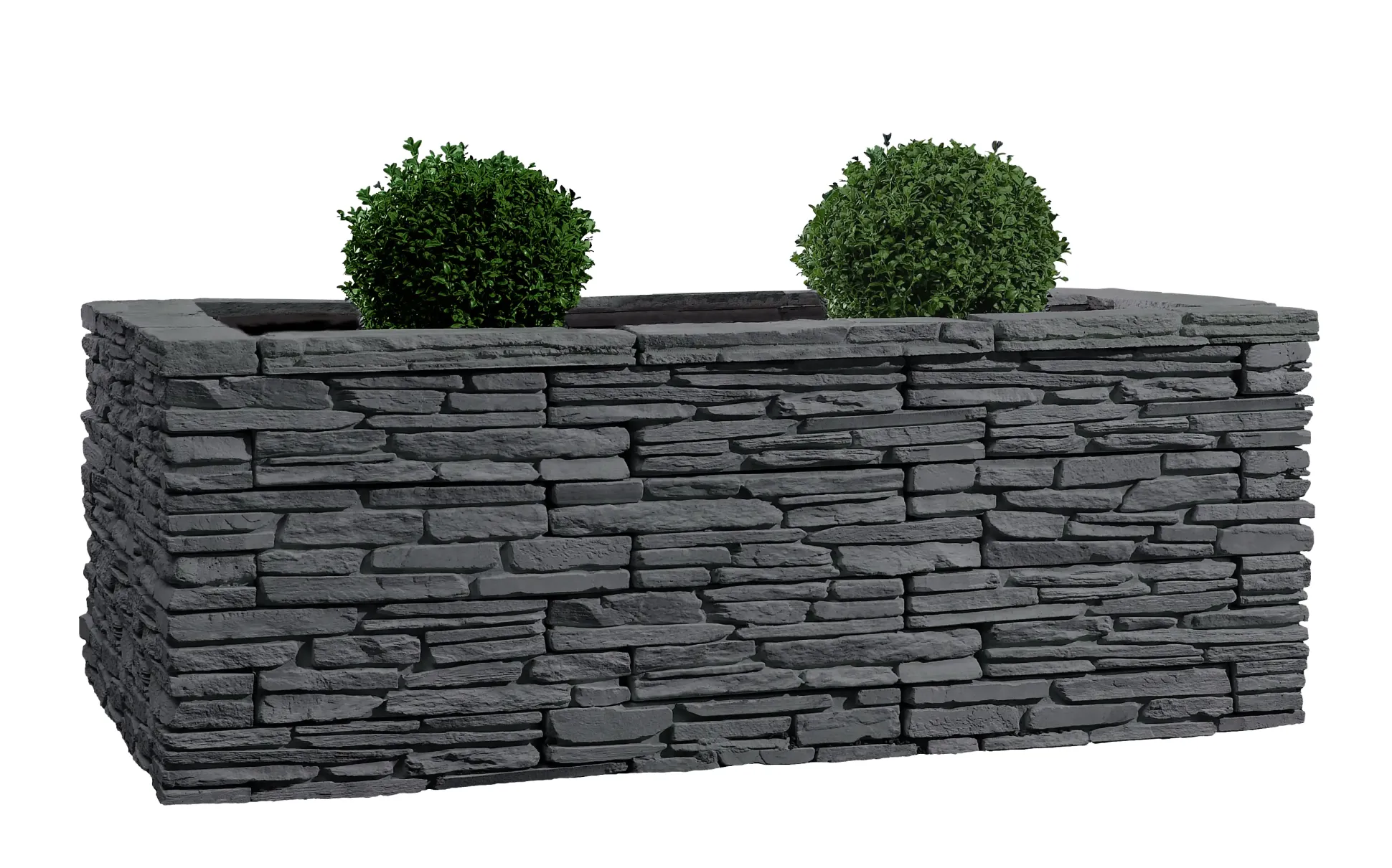 Kann Hochbeet-Set Madoc 200 x 150 x 74 cm anthrazit
