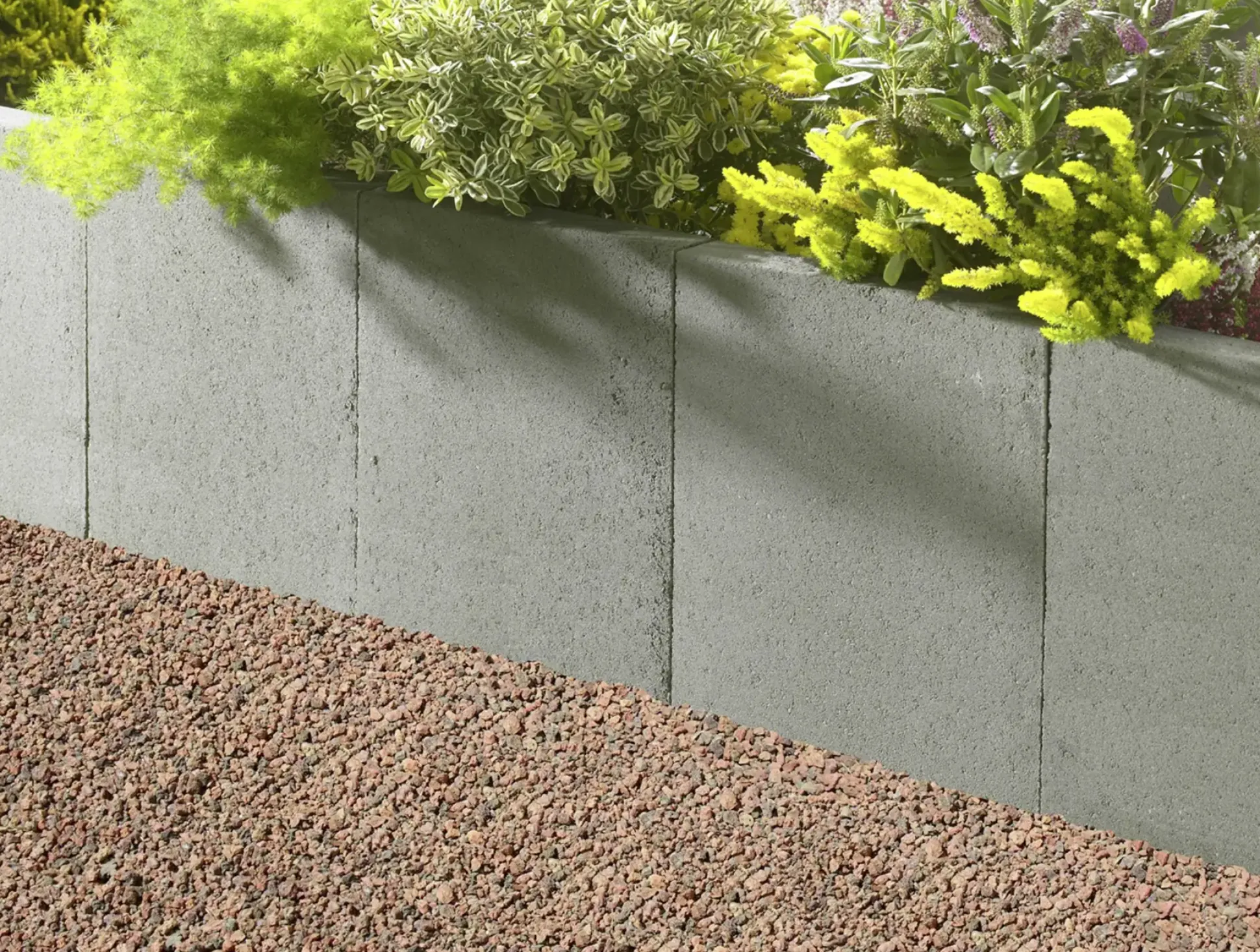 Kann L-Stein 60 x 40 x 40 cm grau