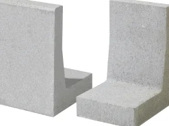 Kann L-Stein Vero 40 x 25 x 30 cm silbergrau