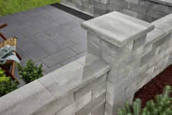 Kann Mauerabdeckung Lindeza 40 x 28 x 6 cm grau-alpin