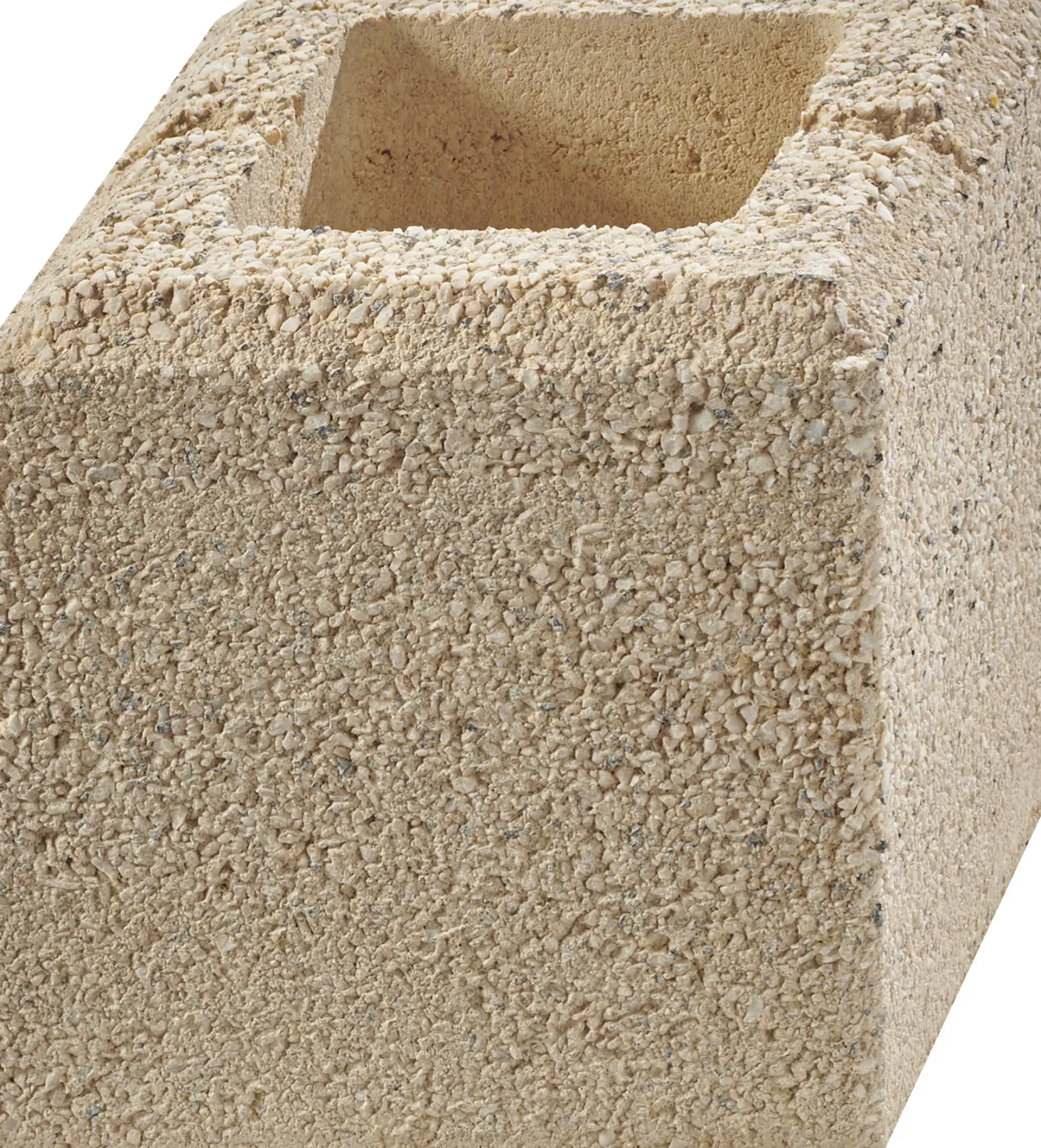 Kann Mauerstein Gomera 20 x 20 x 20 cm saharabeige