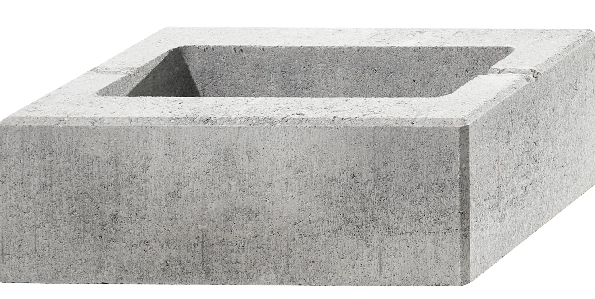 Kann Mauerstein Lindeza 40 x 20 x 15 cm grau-alpin