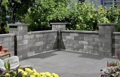 Kann Mauerstein Lindeza 40 x 20 x 15 cm vulkan-anthrazit