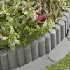 Kann Palisade 2er-Element 25 x 10 x 6 cm grau