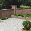 Kann Pfeilerabdeckung Garten 45 x 45 x 6 cm braun