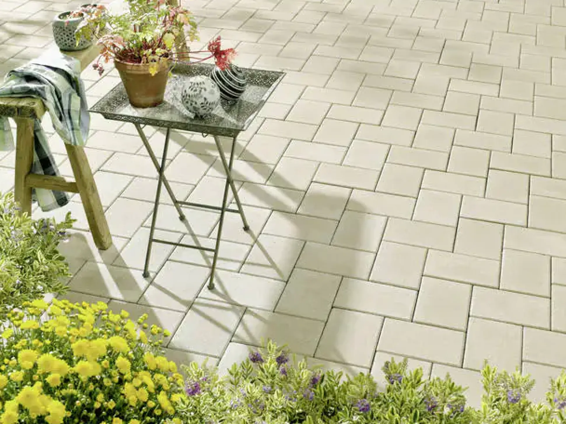 Kann Pflasterstein Vero 22,5 x 15 x 6 cm pastellbeige
