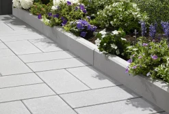 Kann Randstein Vero 100 x 25 x 6 cm silbergrau