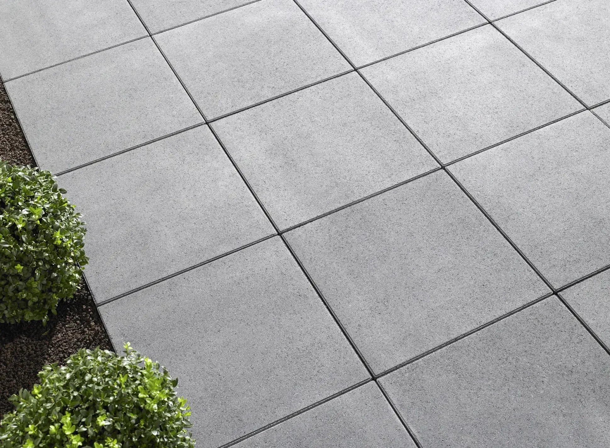 Kann Terrassenplatte Beton 40 x 40 x 5 cm betongrau