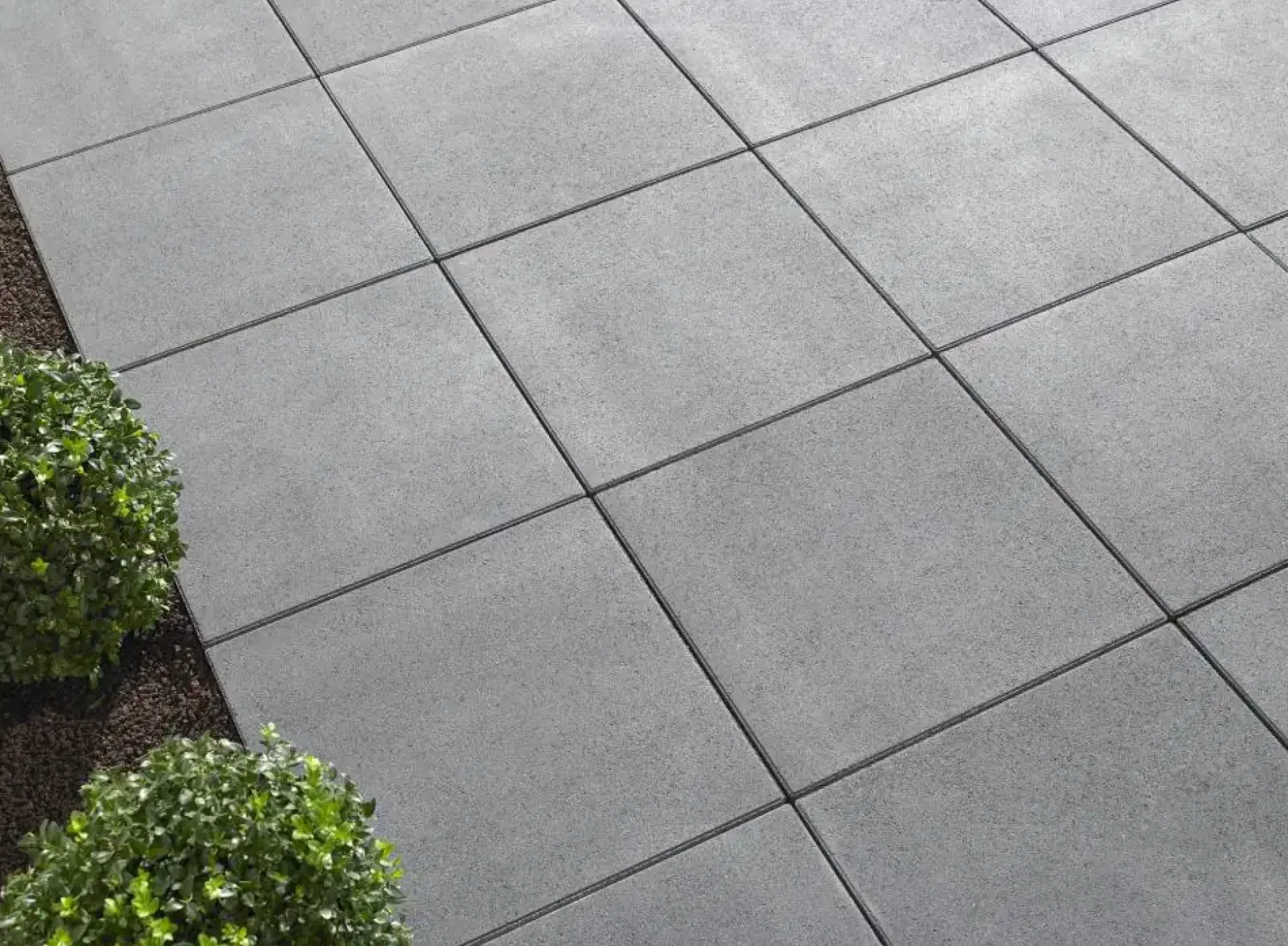 Kann Terrassenplatte Beton 30 x 30 x 4 cm betongrau