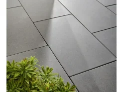 Kann Terrassenplatte Casavera 60 x 40 x 3,6 cm dunkelgrau geschliffen