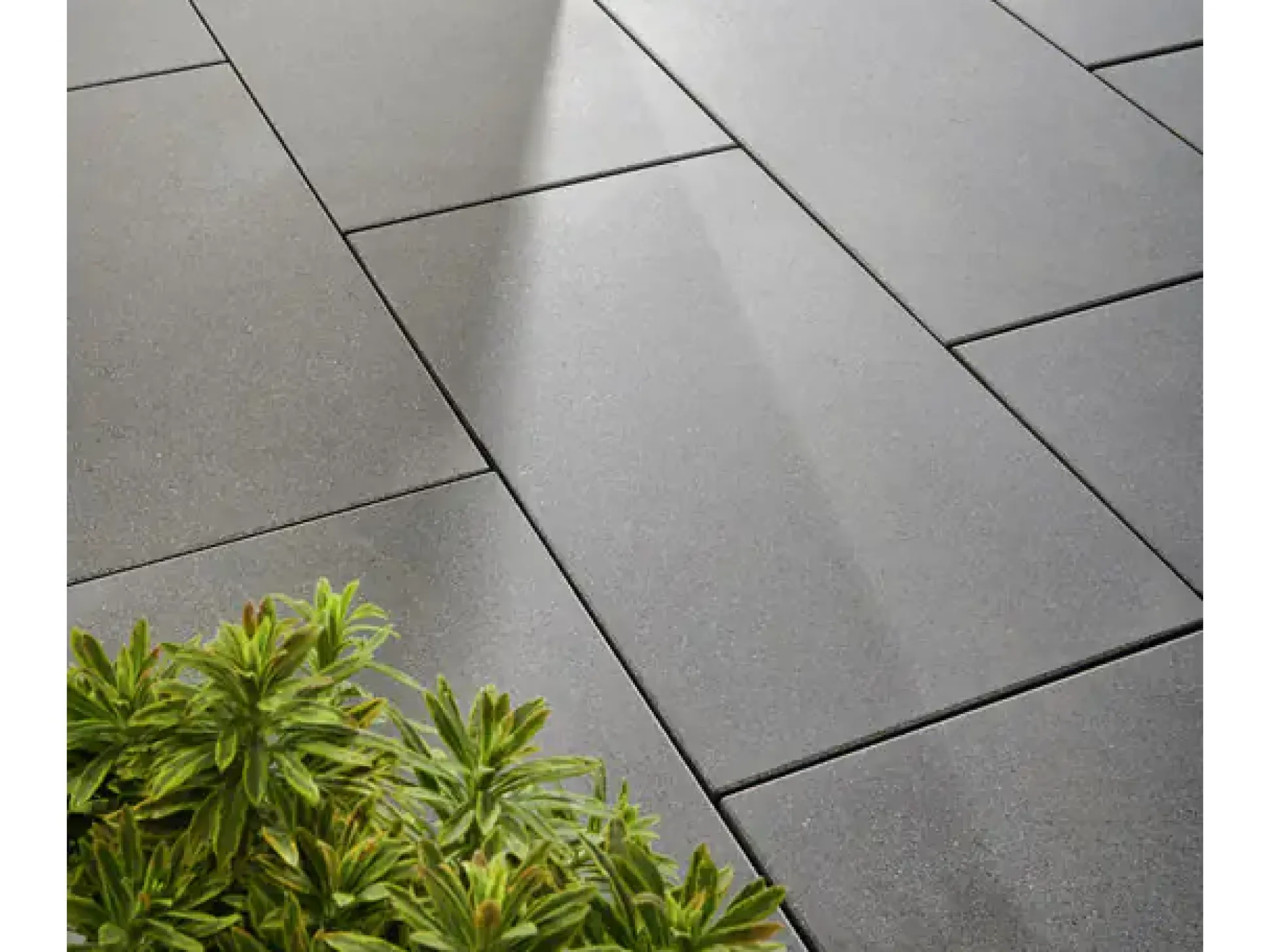 Kann Terrassenplatte Casavera 60 x 40 x 3,6 cm dunkelgrau geschliffen