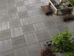 Kann Terrassenplatte Timbero 40 x 40 x 3,8 cm braun