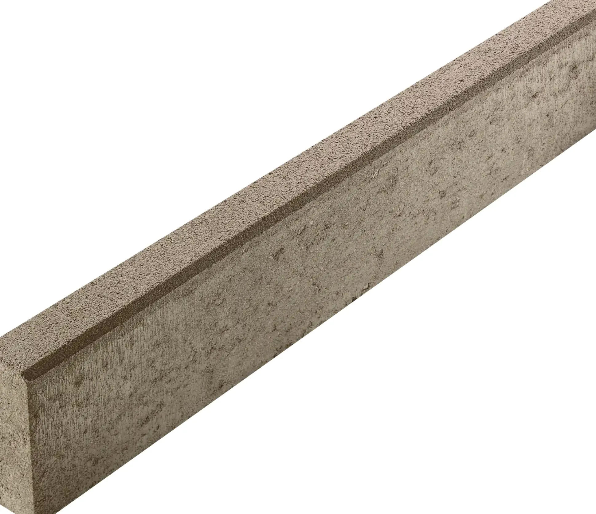 Kann Tiefbordstein 100 x 25 x 8 cm braun