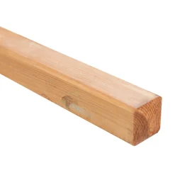 Kantholzpfosten 200 cm 70 x 70 mm kesseldruckimprägniert braun