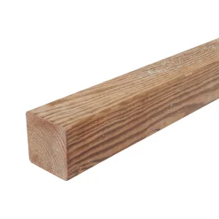 Kantholzpfosten 200 cm 70 x 70 mm kesseldruckimprägniert braun