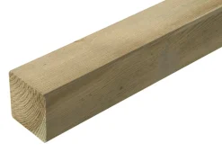Kantholzpfosten 160 cm, 70 x 70 mm, kesseldruckimprägniert