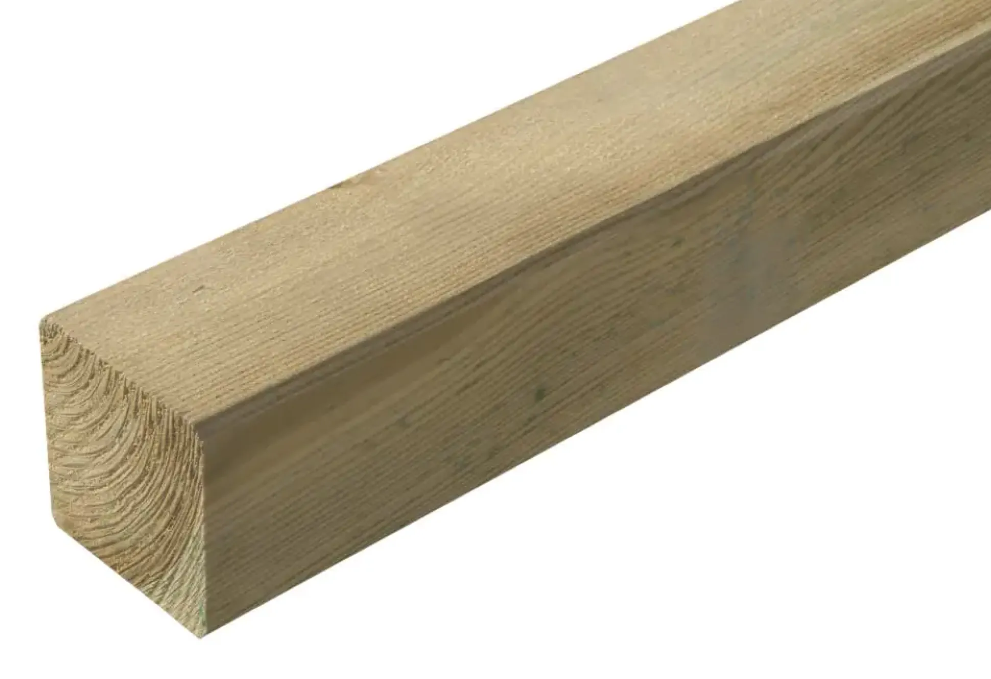 Kantholzpfosten 160 cm, 70 x 70 mm, kesseldruckimprägniert