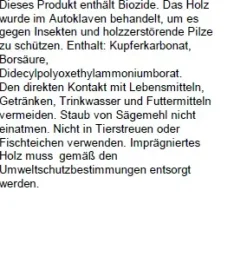 Kantholzpfosten 160 cm, 70 x 70 mm, kesseldruckimprägniert