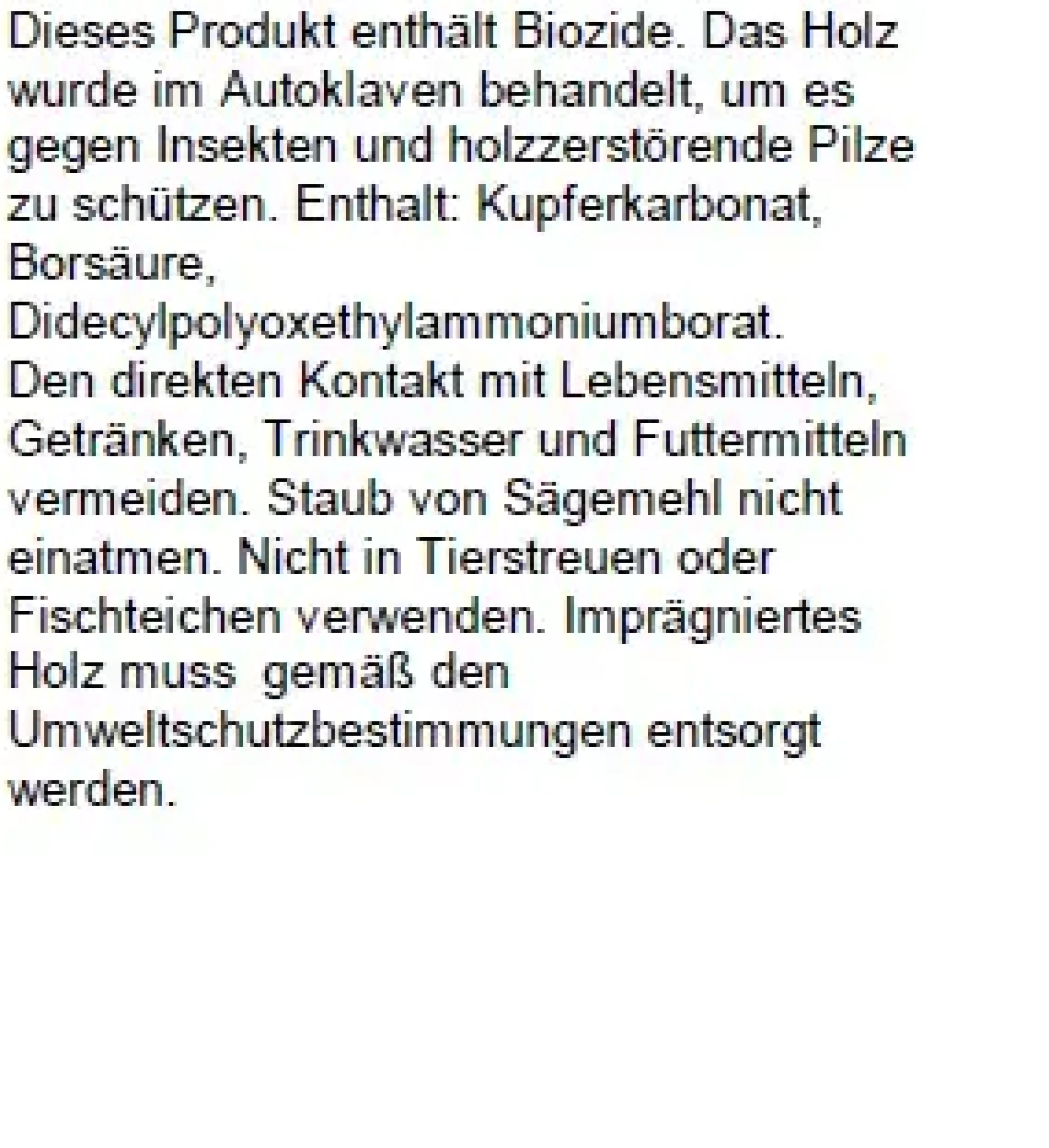 Kantholzpfosten 120 cm, 70 x 70 mm, kesseldruckimprägniert