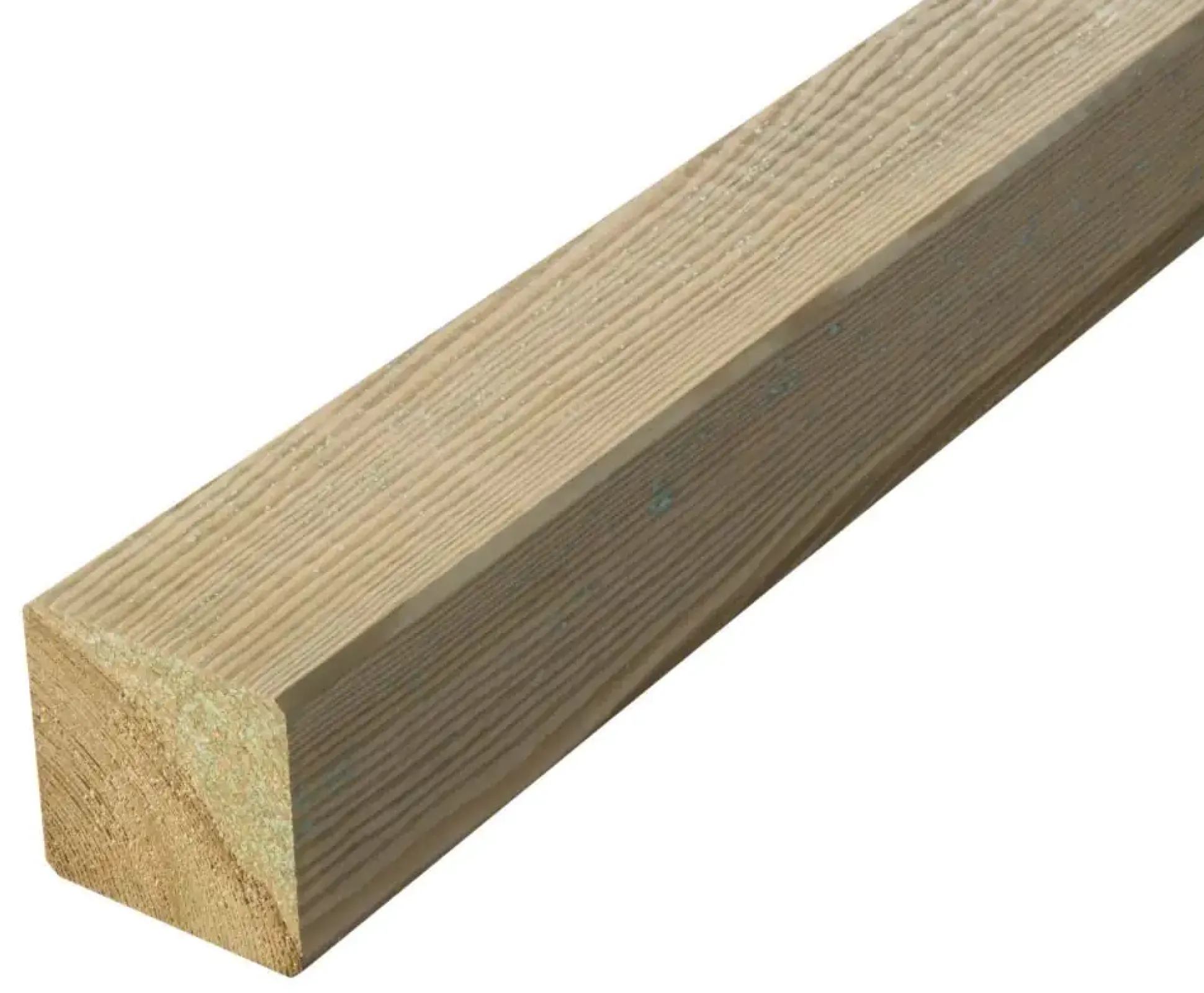 Kantholzpfosten 120 cm, 70 x 70 mm, kesseldruckimprägniert
