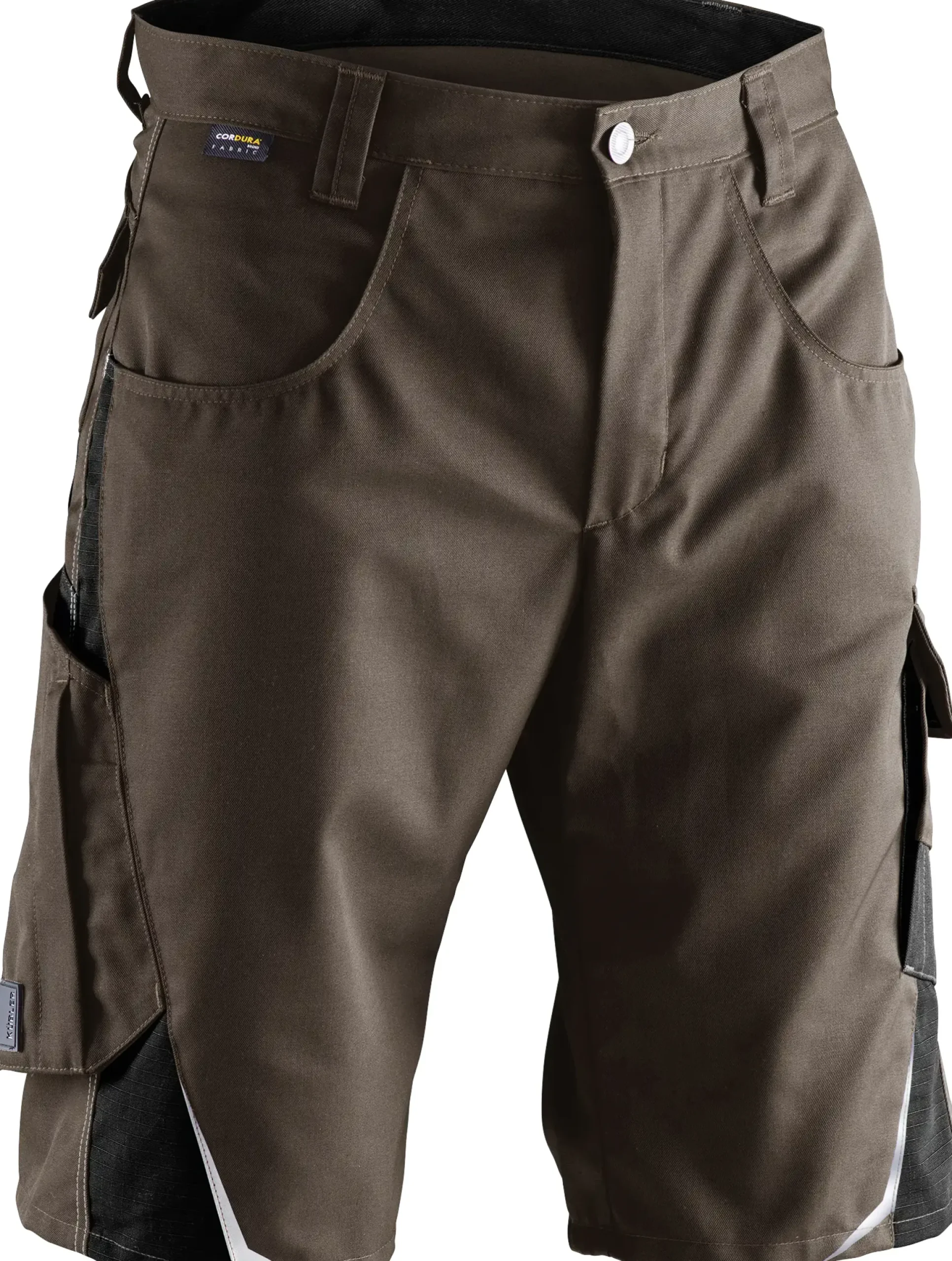 Kübler kurze Arbeitshose braun/schwarz