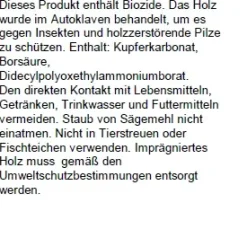 Kesseldruckimprägnierter Baumpfahl 70 cm, Ø 6 cm