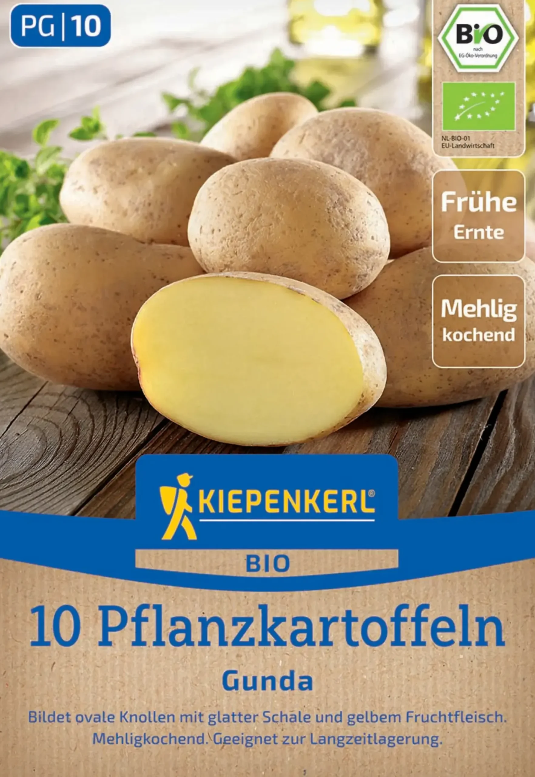 Kiepenkerl Bio Pflanzkartoffel Gunda 10 Stück