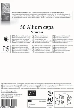 Kiepenkerl Bio Steckzwiebel Sturon Gr. 12/21, 50 Stück