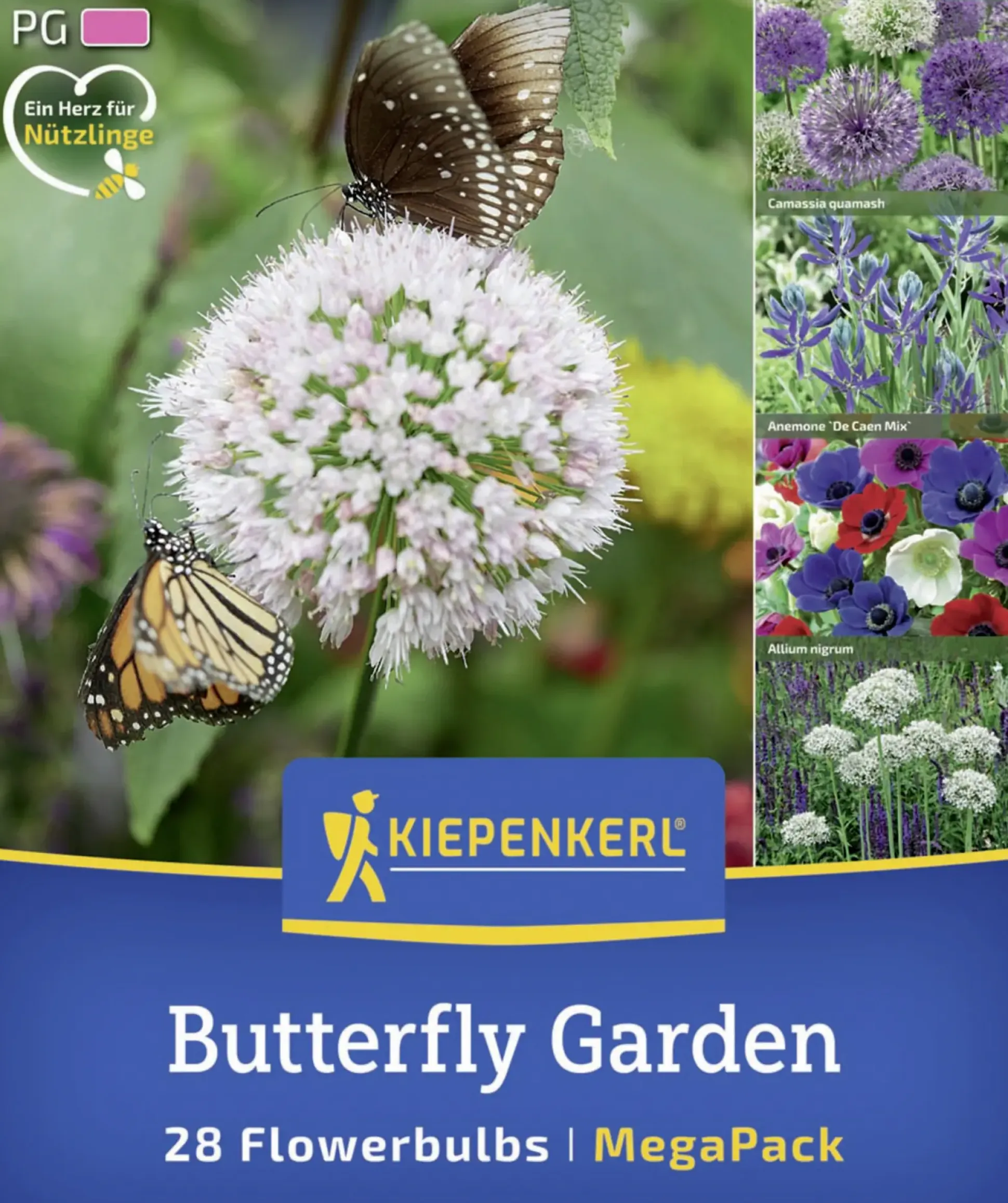 Kiepenkerl Herbstblumenzwiebelmischung Mega-Pack Butterfly Garden 28 Stück
