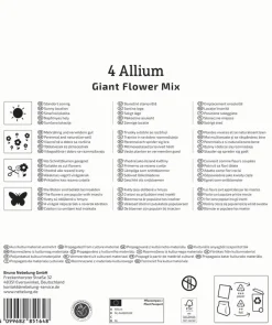 Kiepenkerl Herbstblumenzwiebelmischung Mega-Pack Zierlauch Großblumige Allium 4 Stück