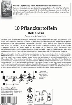 Kiepenkerl Pflanzkartoffel Bellarosa 10 Stück