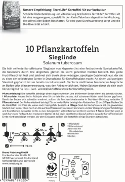 Kiepenkerl Pflanzkartoffel Sieglinde 10 Stück