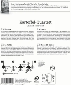 Kiepenkerl Pflanzkartoffel Quartett Mischungstüte Spezialitäten 12 Stück