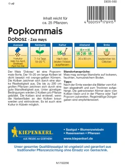Kiepenkerl Popkornmais Dobosz F1