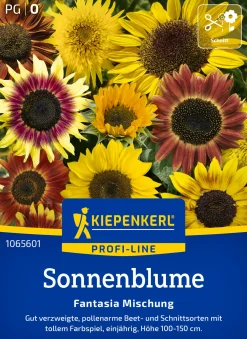 Kiepenkerl Profi-Line Blumensamen Sonnenblumen Fantasia Mischung F1 für ca. 20 Pflanzen