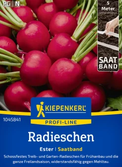 Kiepenkerl Profi-Line Saatgut Radieschen Ester Saatband für ca. 0,5 – 0,75 m²