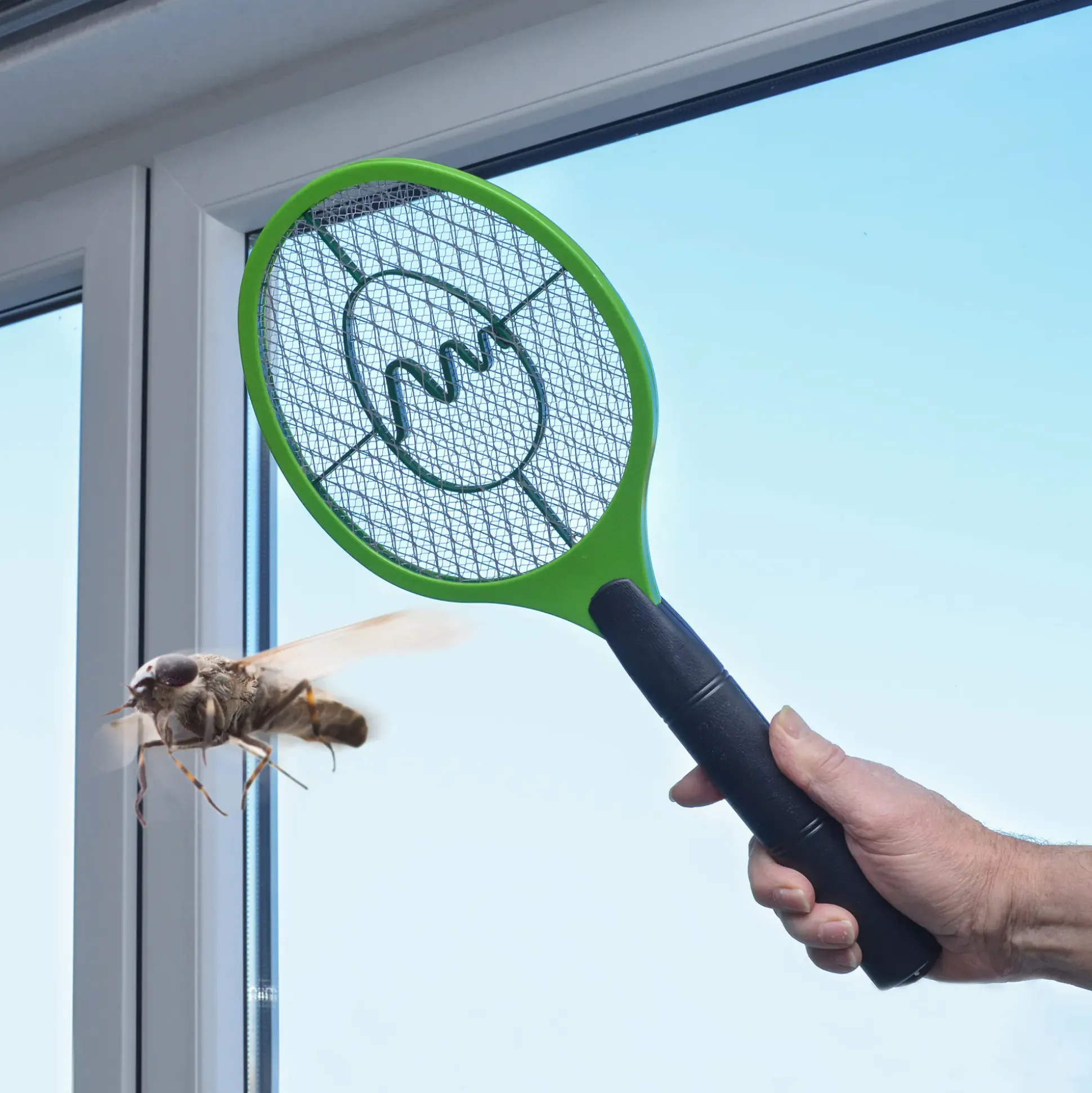 Klatschigo elektrische Fliegenklatsche Bzzz grün