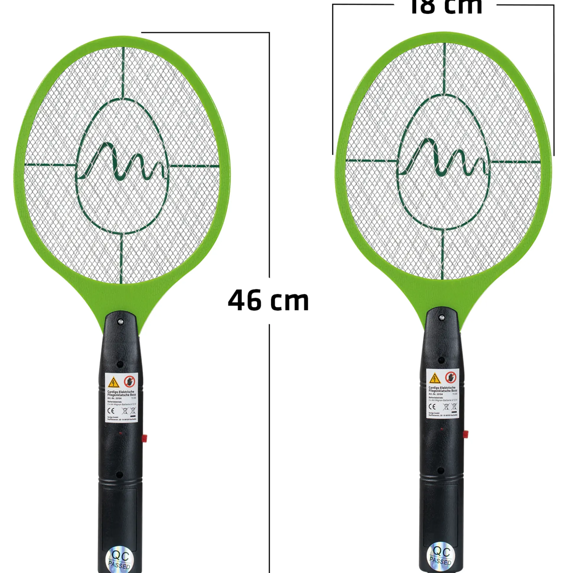Klatschigo elektrische Fliegenklatsche Bzzz grün
