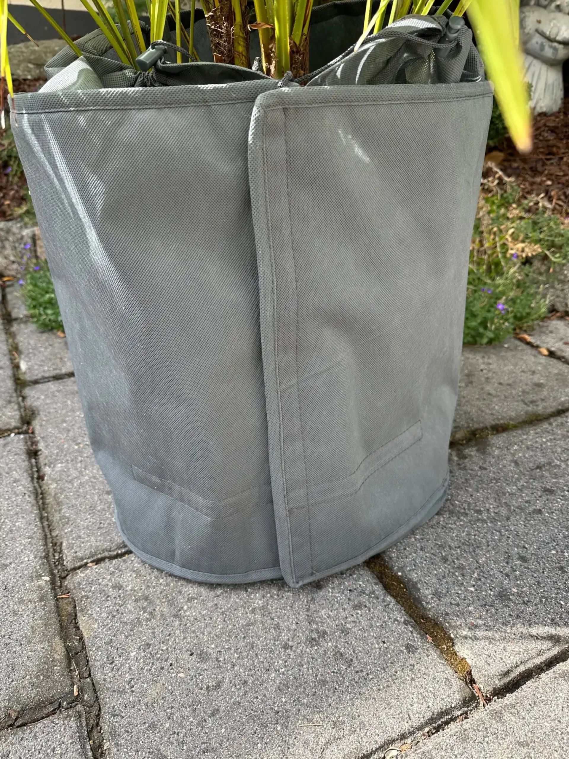 Kältetopfschutz Ø 40 cm x H. 40 cm grau