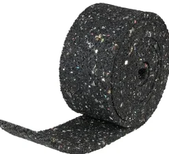Kovalex Holzschutzunterlage 250 x 7,7 x 0,8 cm schwarz