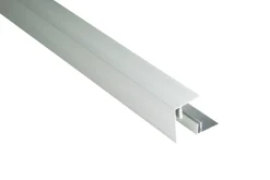 Kovalex Seitenabschluss Aluminium 250 x 4,7 x 6,2 cm steingrau