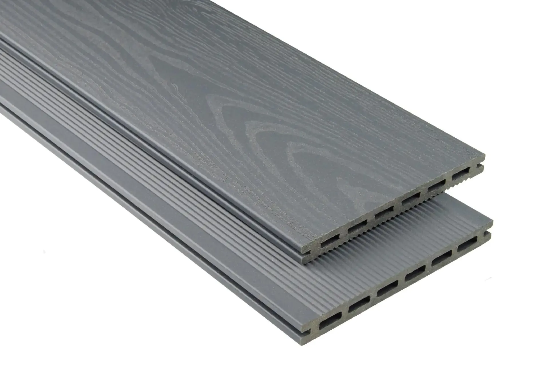 Kovalex Terrassendiele WPC 300 x 19 x 2,0 cm steingrau mattiert