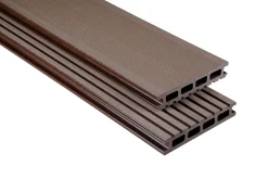 Kovalex Terrassendiele WPC Standard 14,5 x 2,6 cm schoko gebürstet Meterware