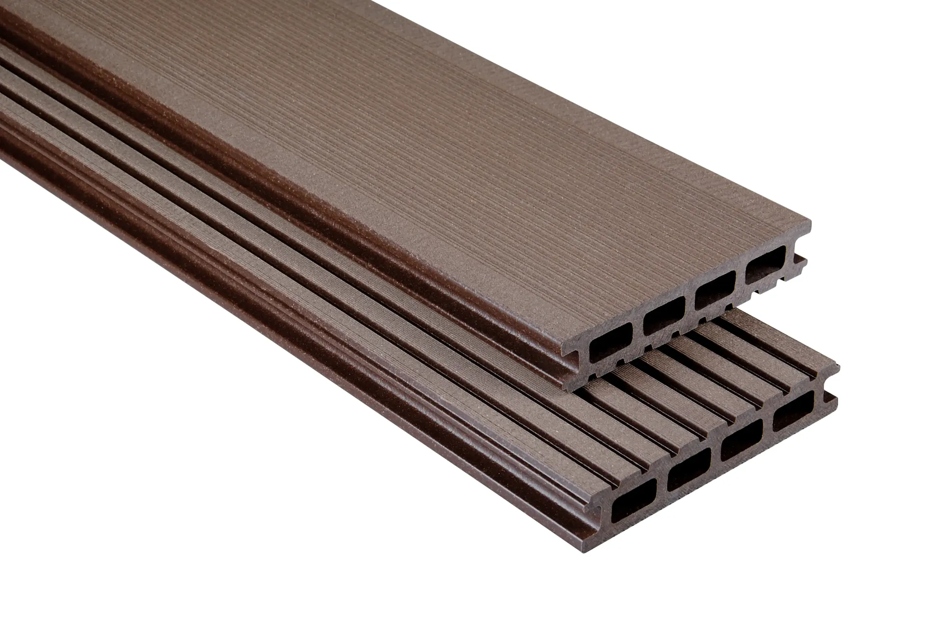Kovalex Terrassendiele WPC Standard 14,5 x 2,6 cm schoko gebürstet Meterware